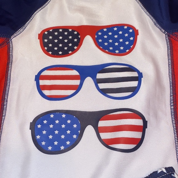 24m boys swim set lot, boys bathing suits, NWT, 2 different patterns. Brand new - Picture 3 of 15